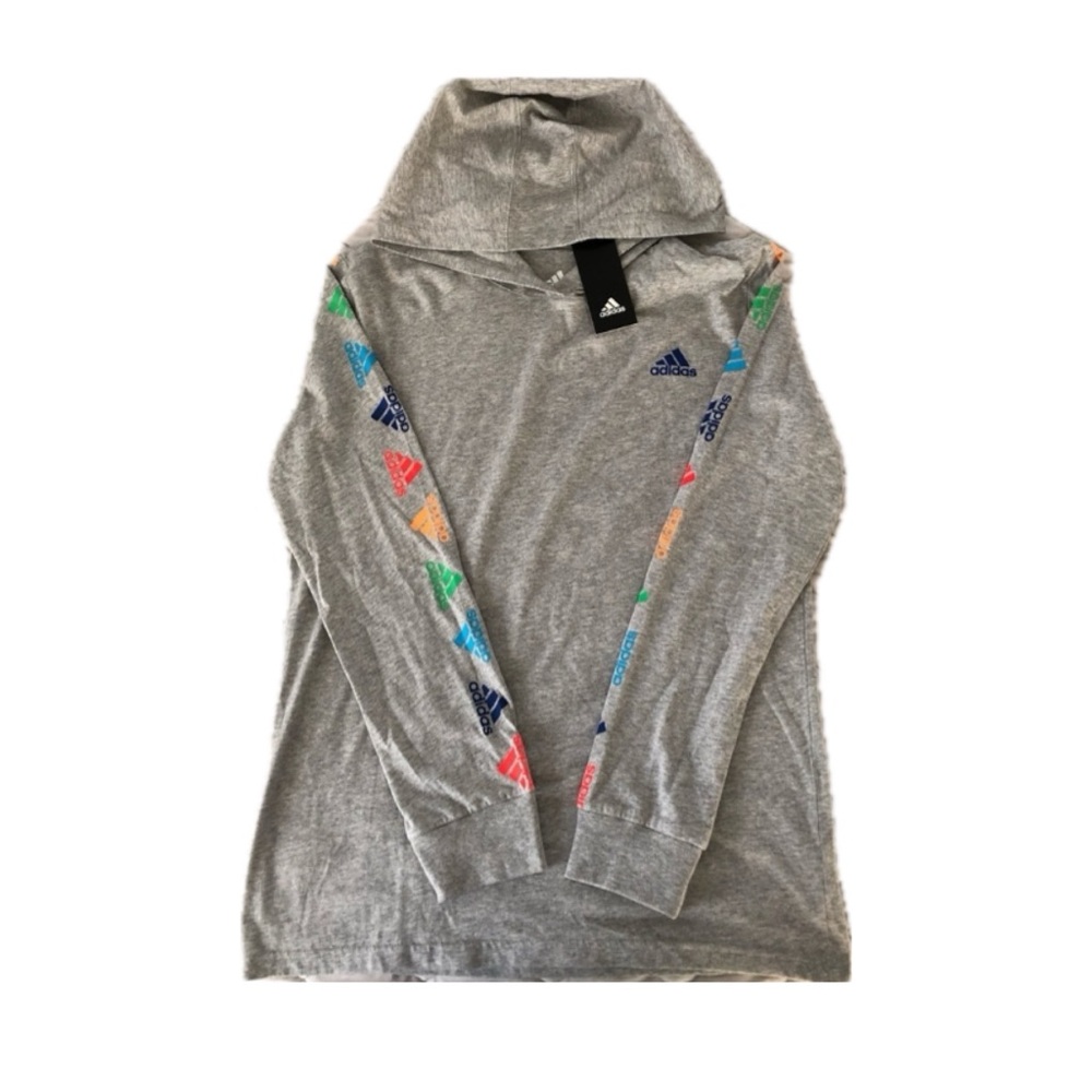 Adidas long sleeve tshirt hoodie.